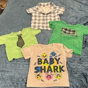 4 boys tshirts 3T